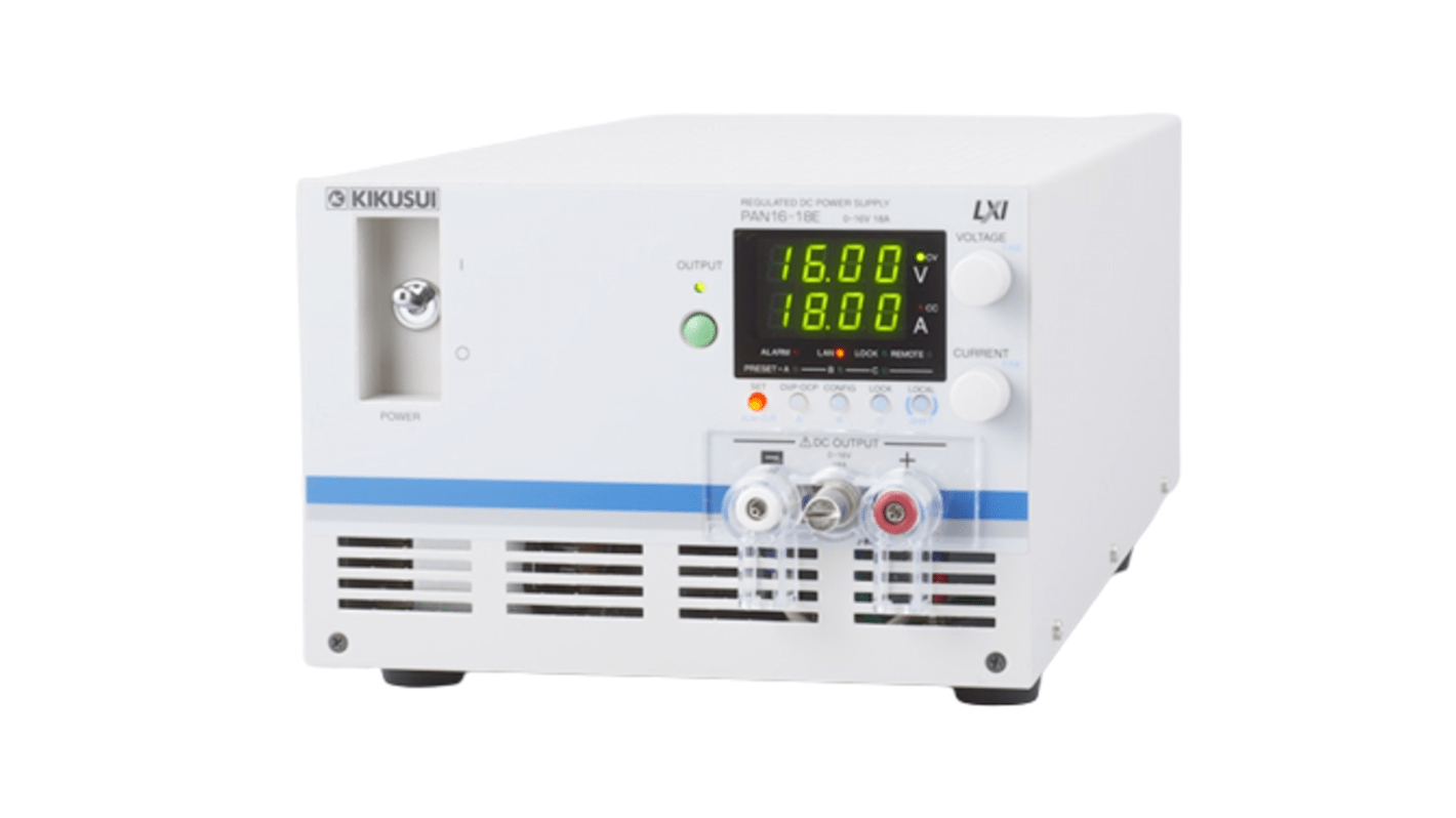 PAN35-10E | 菊水電子工業 ベンチ電源, 出力数:1, 35V, 10A | RS PAN35-10E | 菊水電子工業 ベンチ電源, 出力数:1, 35V, 10A | RS