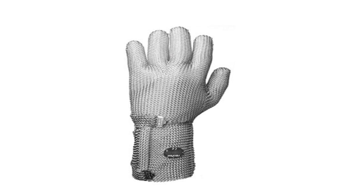 Niroflex White Stainless Steel Cut Resistant Gloves, Size 7, Nitrile Coating