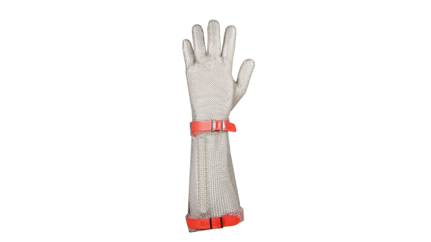 Guantes de Acero inoxidable Marrón Niroflex, talla 5, con recubrimiento de Nitrilo