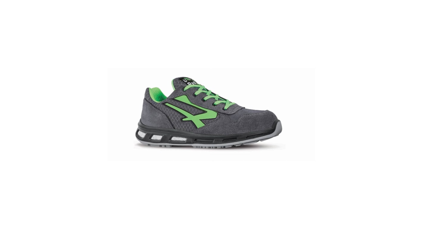 UPower POINT Unisex Green Aluminium  Toe Capped Safety Trainers, UK 9, EU 43