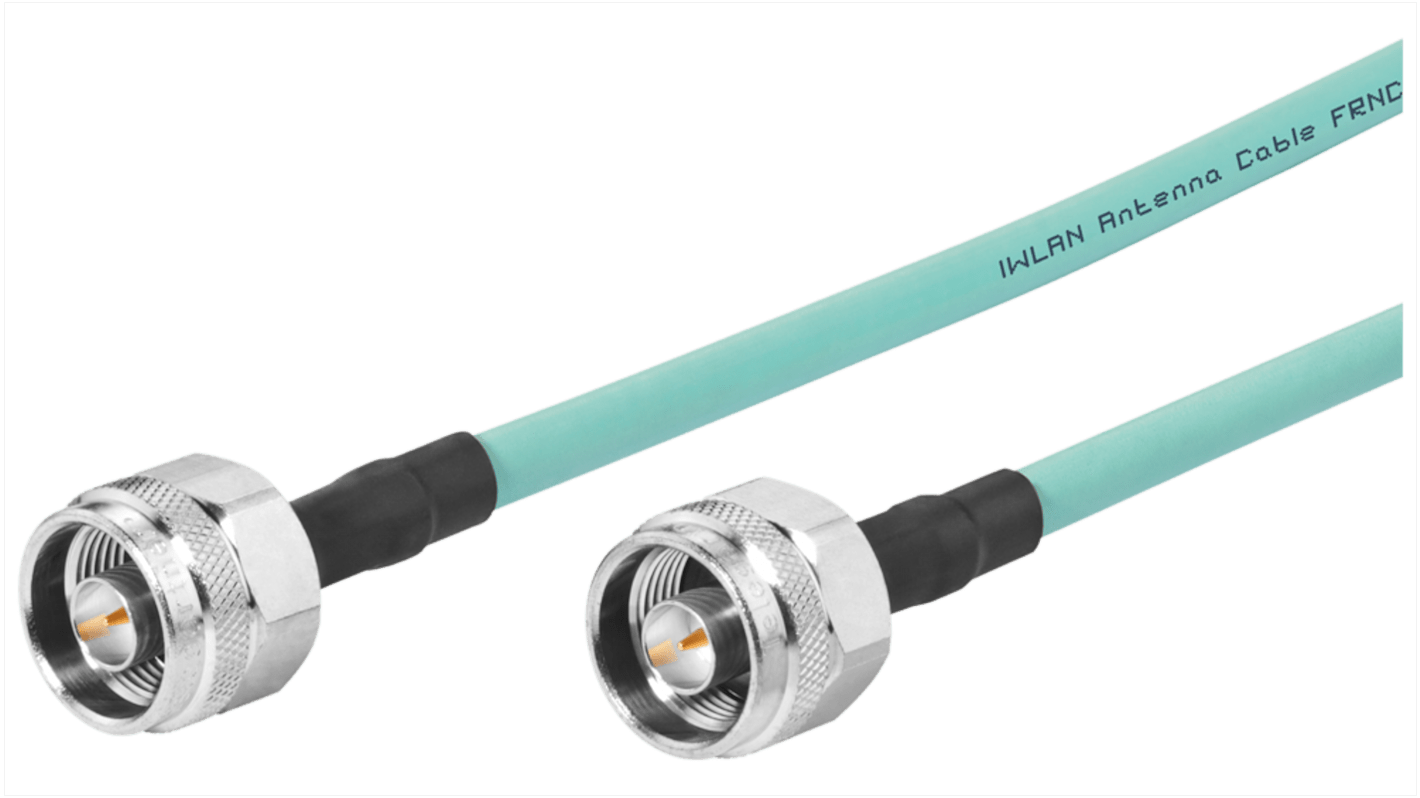 Siemens Male N Type to N Type Coaxial Cable, IWLAN Coaxial, Terminated