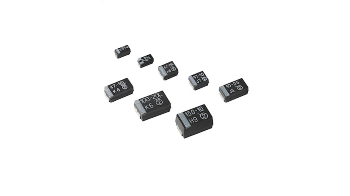 Vishay 10μF Tantalum Capacitor 16V dc