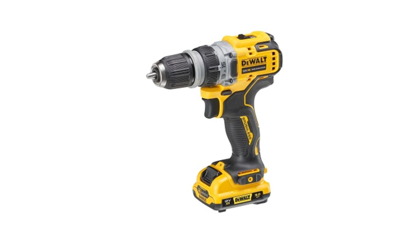 DCD703L2T GB DeWALT 12V Cordless Drill Driver Li Ion UK Plug RS