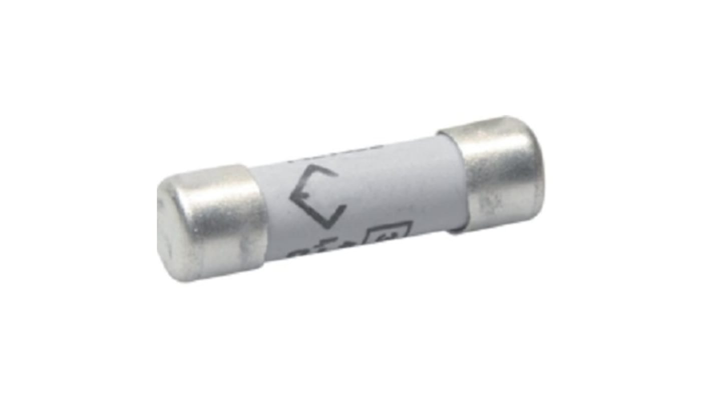 Hager 1A Cartridge Fuse, 10 x 38mm