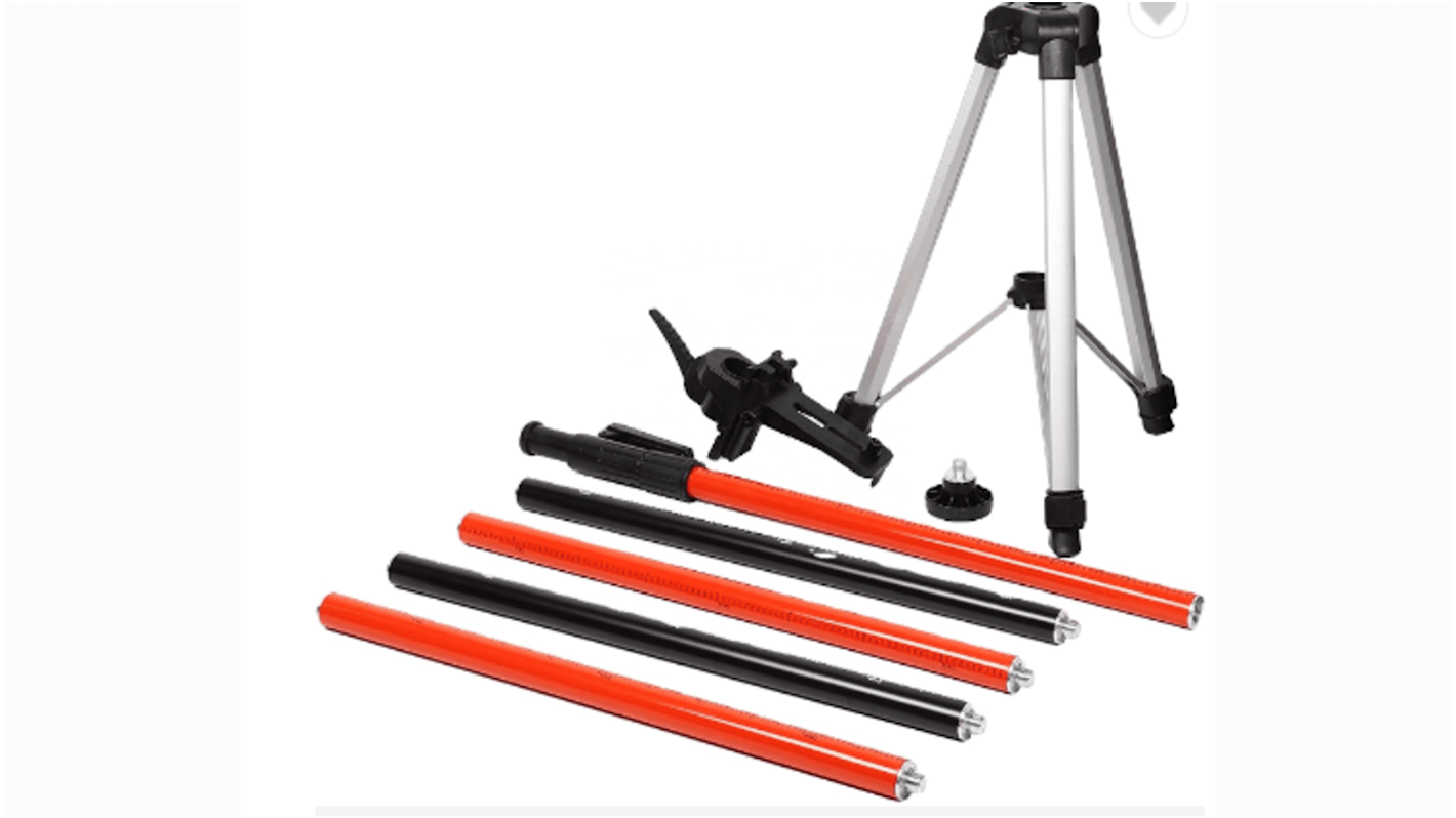 RS PRO Telescopic Pole, For Use With Floor to Ceiling Support, 3.6m Height