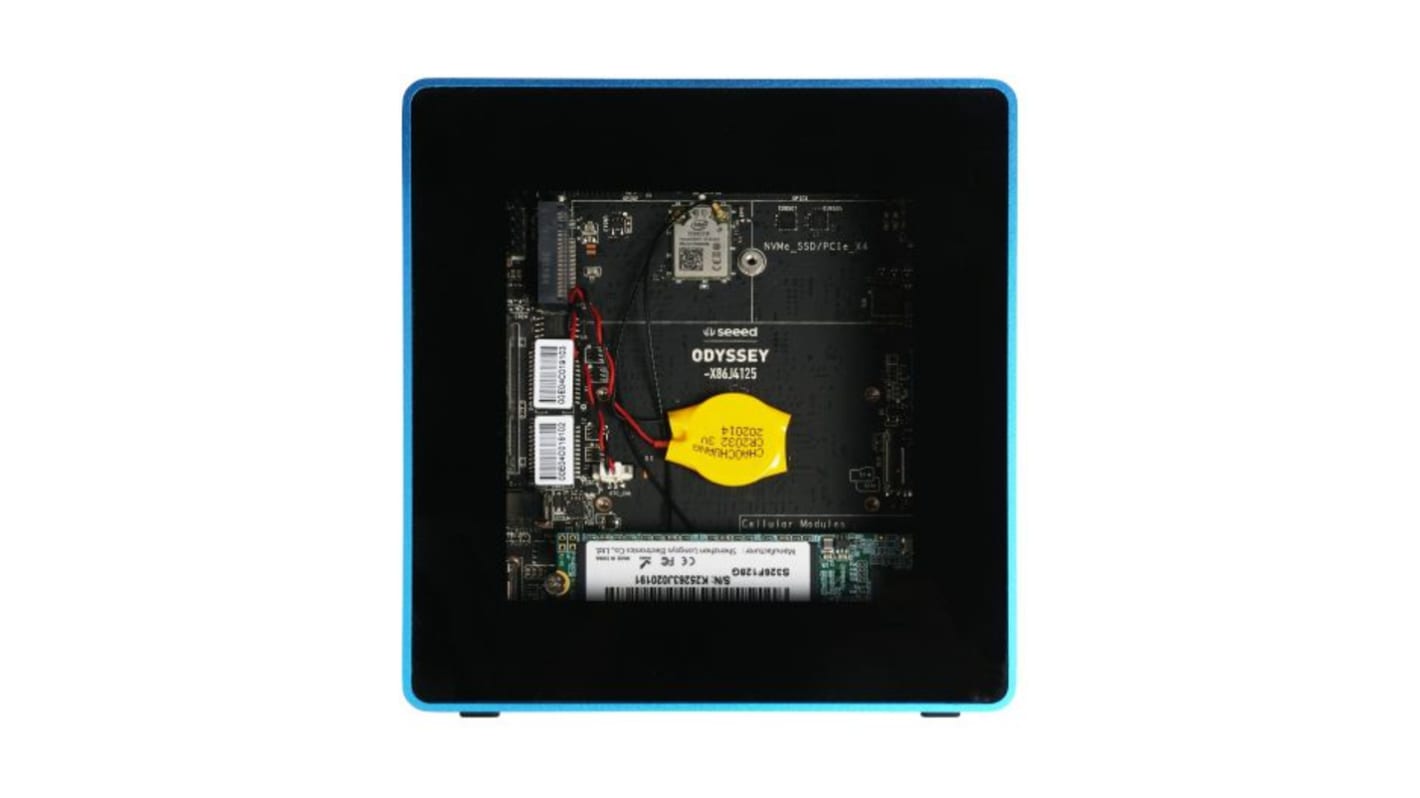 Seeed Studio Odyssey Blue: Quad Core Celeron J4125 Windows 10 Mini PC IoT Development Board ARM Cortex M0+