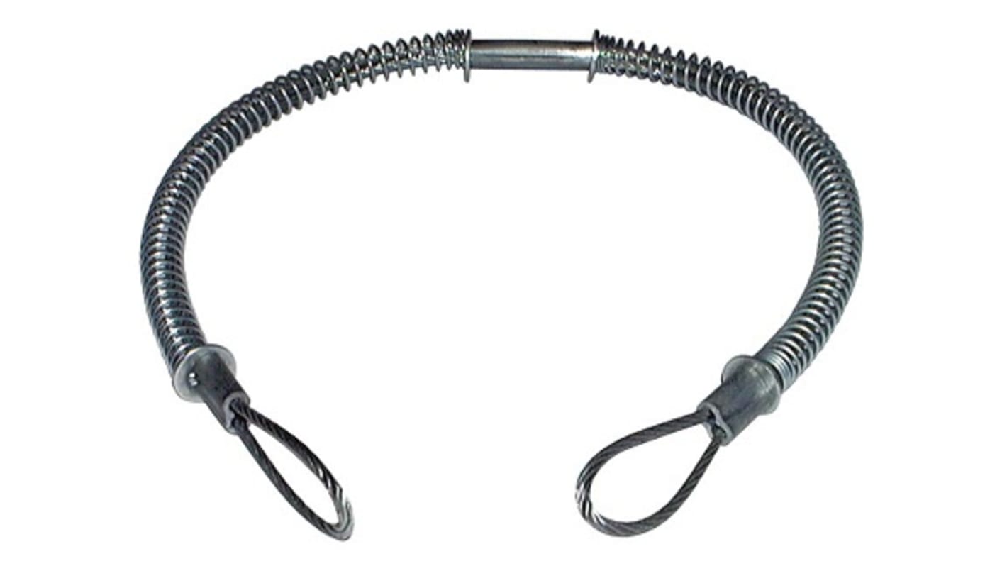 RS PRO 39in Long Galvanised Steel Hose Whipcheck, 1 1/2in Hose Size Compatibility