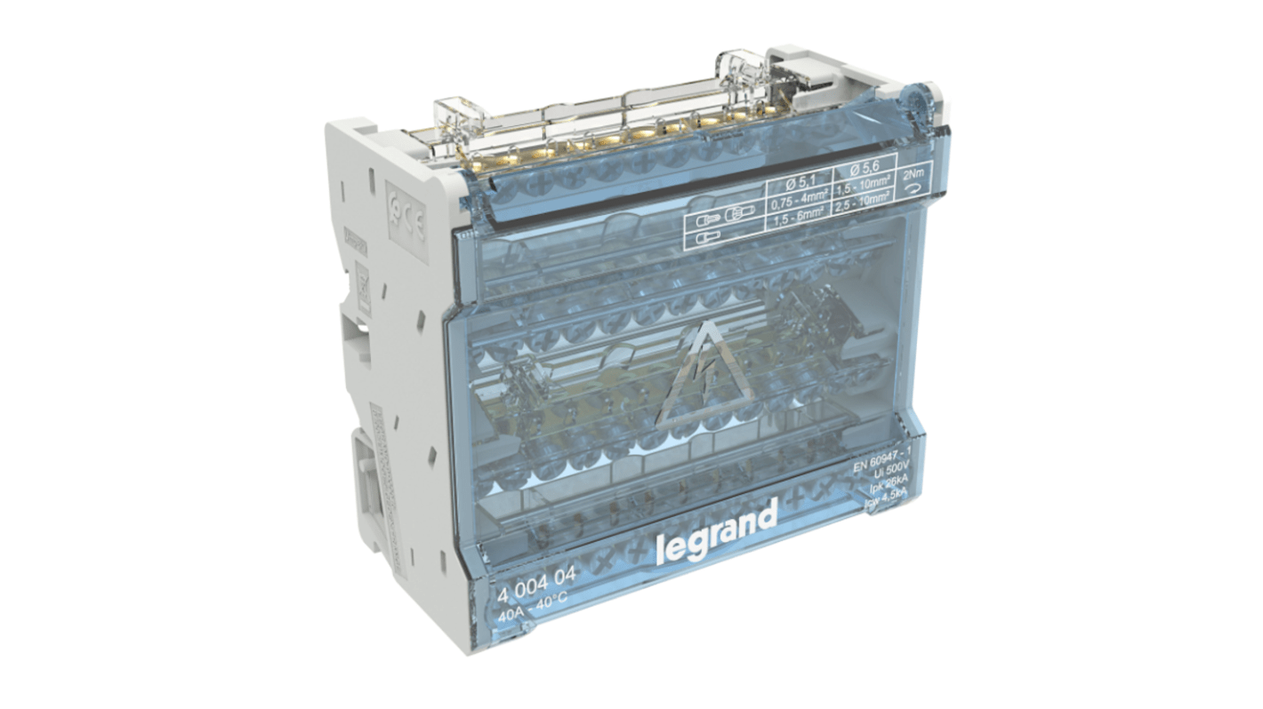 Legrand インターフェイスモジュール, 12. 極, メス スクリューターミナル タイプ, 400404