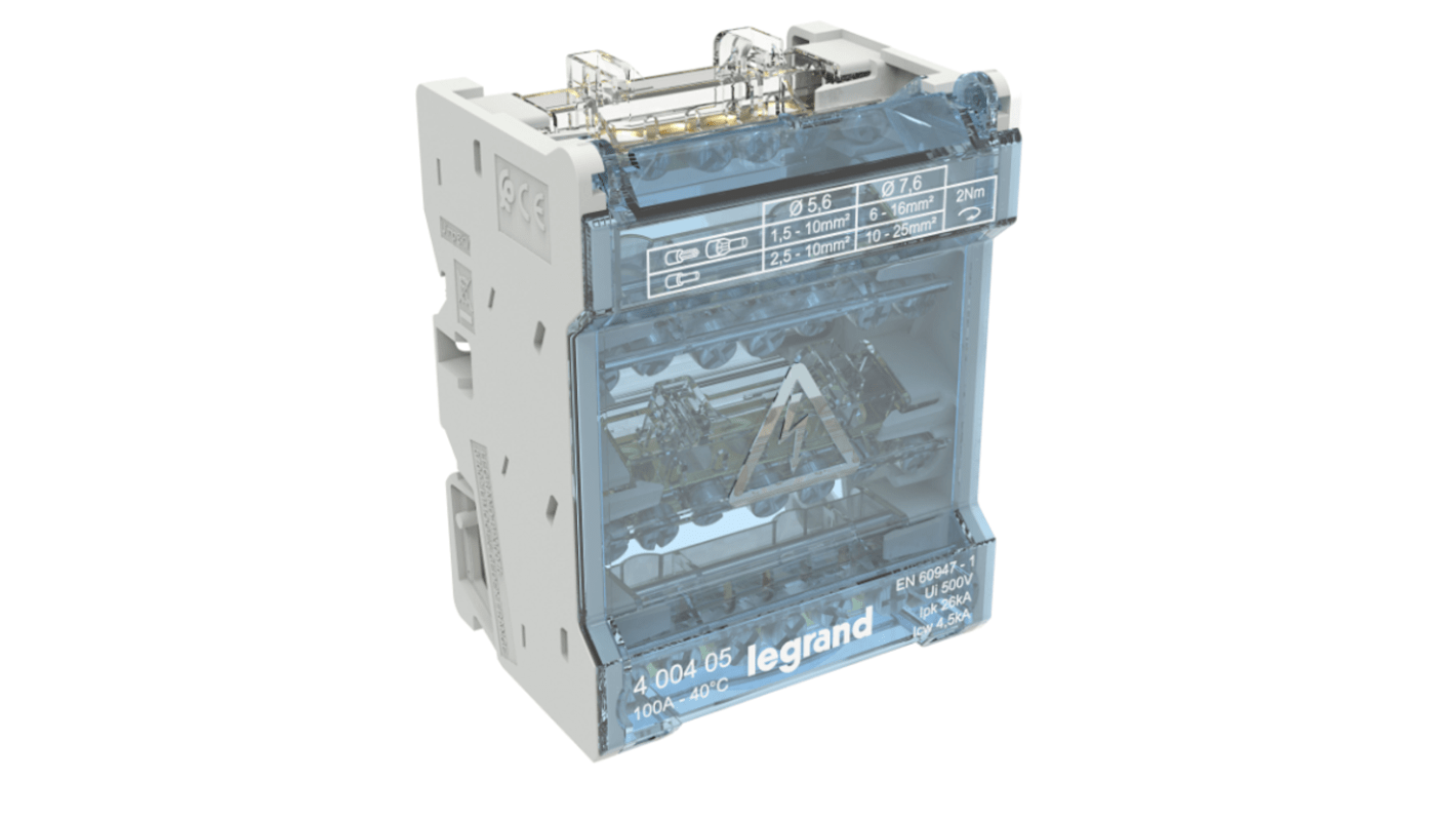 Legrand 6-Contact Female Interface Module, Screw Terminal Connector