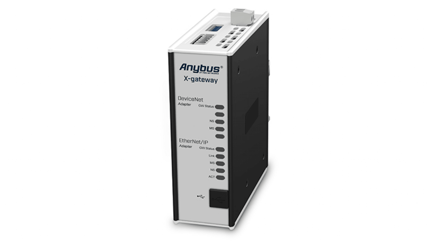 Serwer sieciowy Anybus Brama Systemy PLC AB7833-F 114 x 44 x 127 mm