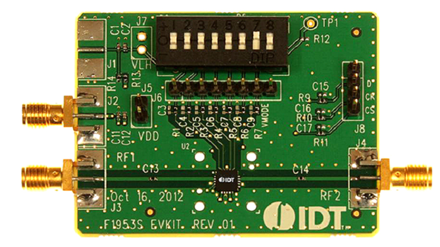 Renesas Electronics 数字衰减器评估套件 无线开发工具, 400 → 4000MHz, 用于F1953 7 位数字步进衰减器