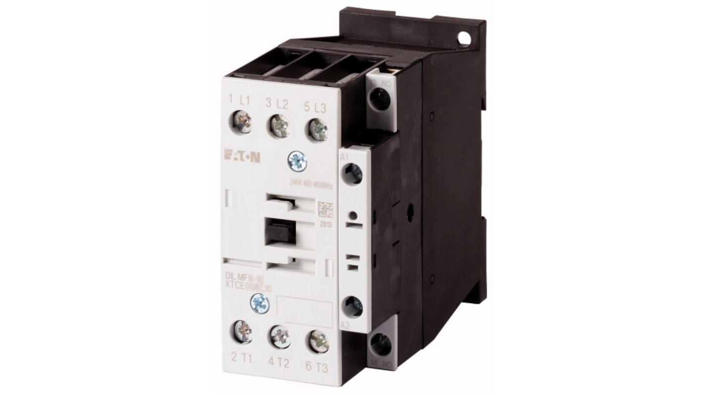 Stycznik 24 V Eaton styki: 3 11 kW 1N/O. 104434 DILMF17-10(RAC24)