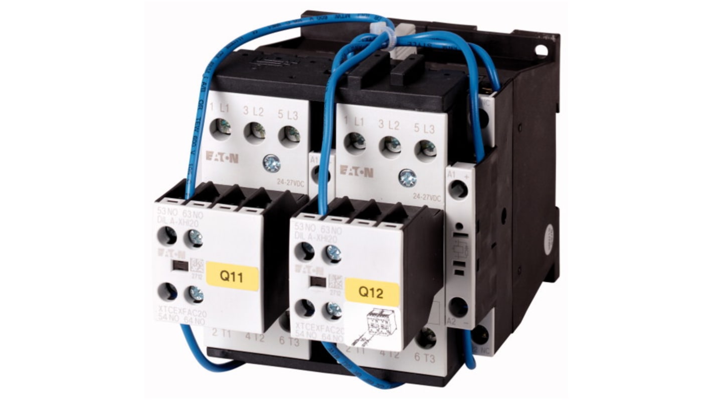 Stycznik odwrotny 220 V AC, 230 V DC Eaton 14 kW 6NO 107026 DIULM32/21(RDC24)