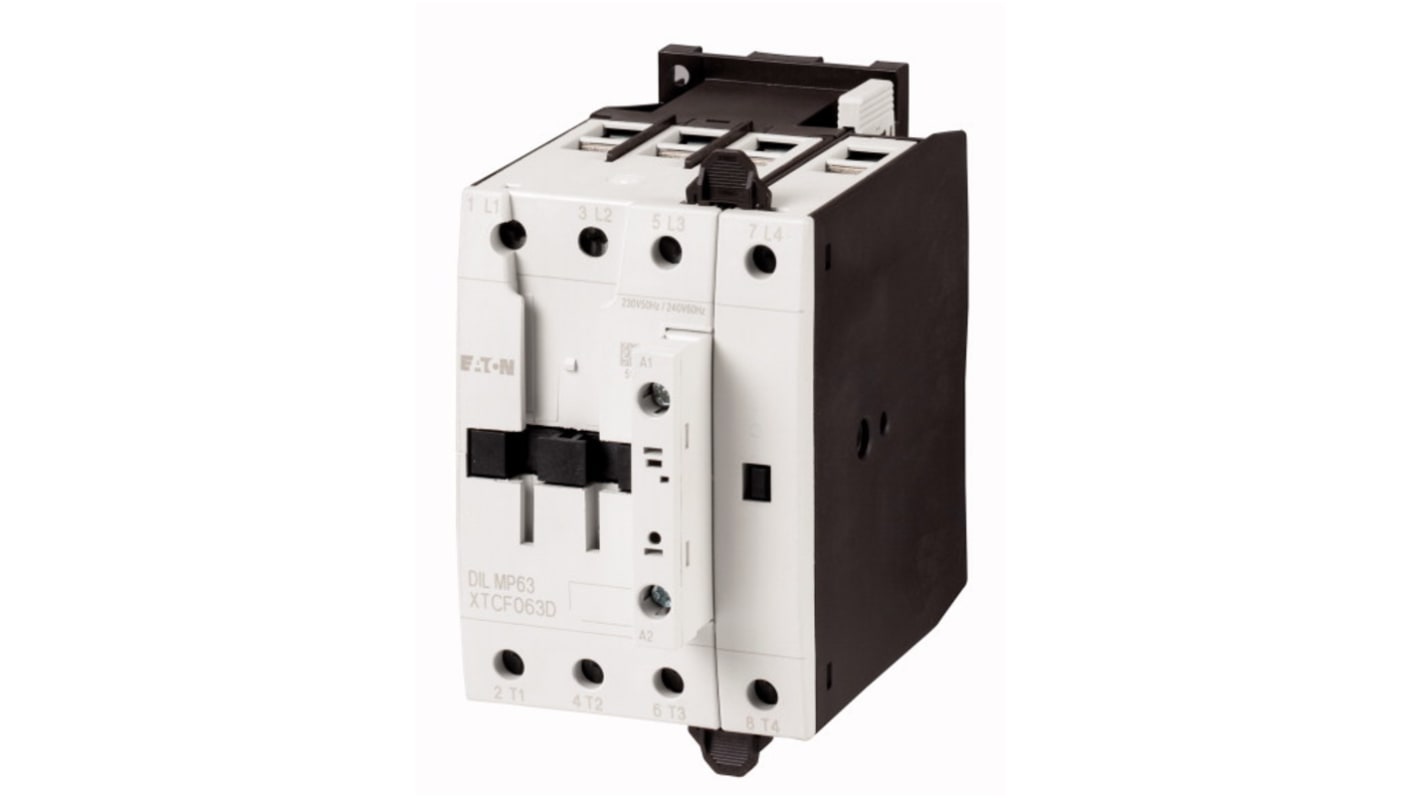 Contattore Reversibile Eaton, serie DILM, 3 poli, 1NC, 3,5 kW, bobina 220 V AC, 230 V DC