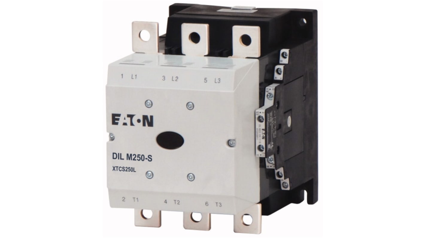 Stycznik 220/240 V AC Eaton styki: 3 170 kW 2N/O+2NC Śruba 274190 DILM250-S/22(220-240V50/60HZ)
