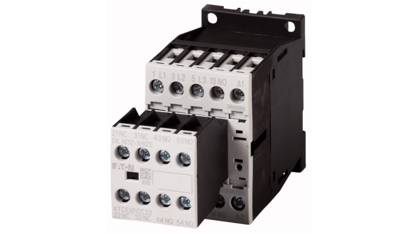 Stycznik 220 V AC, 230 V DC Eaton styki: 4 14 kW 1N/O. 276795 DILM9-32(230V50HZ,240V60HZ)