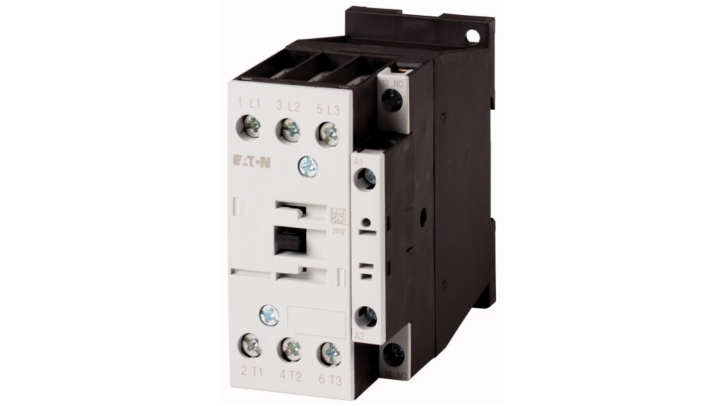 Stycznik 60 V Eaton styki: 3 11 kW 1N/O. 277019 DILM17-10(RDC60)