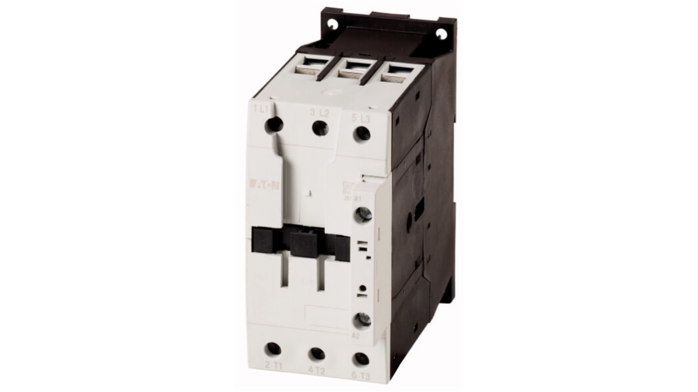 Eaton DILM Contactor, 130 V Coil, 3-Pole, 30 kW