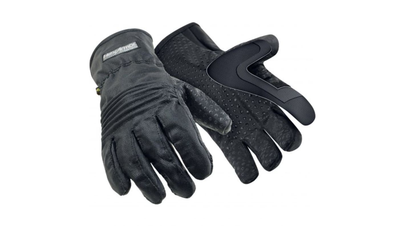 8888 Grey Elastane Needle Resistant Work Gloves, Size 11, PVC dots Coating