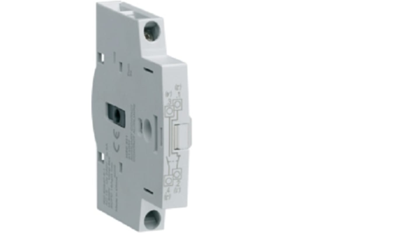 Hager Auxiliary Contact, 1 Contact, 1NO+1NC, Side Mount, HZC HZC3