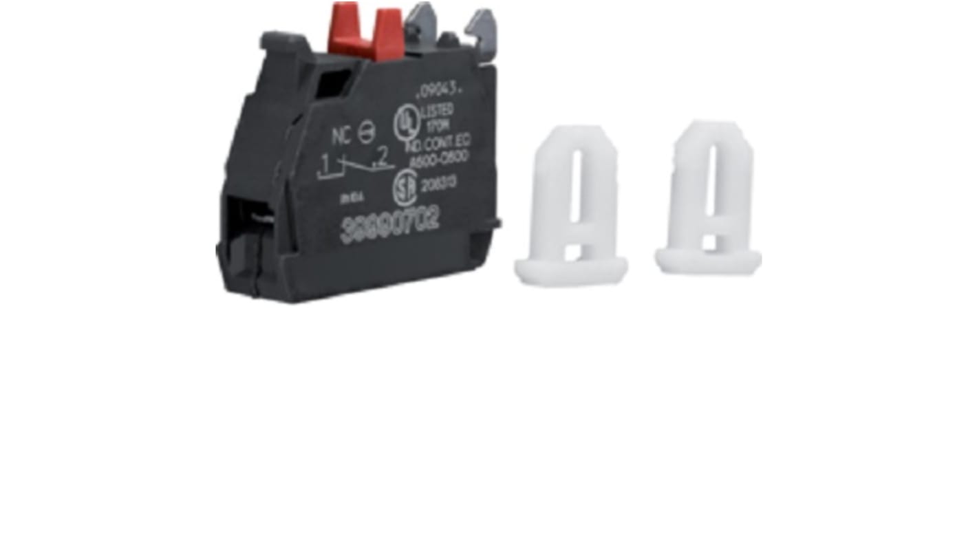 Hager Auxiliary Contact, 1 Contact, 1NC, Front Mount, HZF HZF3