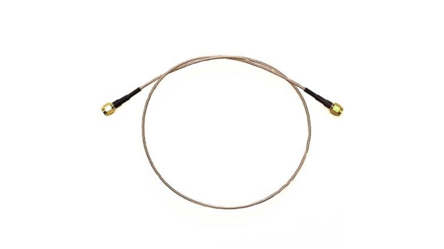 Mueller Electric Male SMA to Male SMA, 6in, RG316 Coaxial, Terminated50 ohms