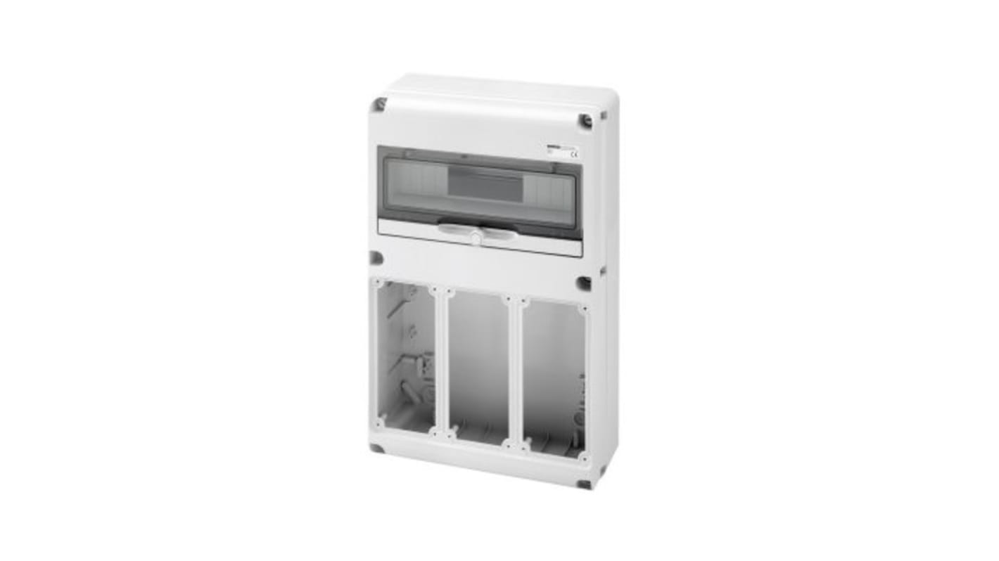 Scheda di distribuzione 1+N fasi elettriche Gewiss, 16 vie, 16 → 32 A