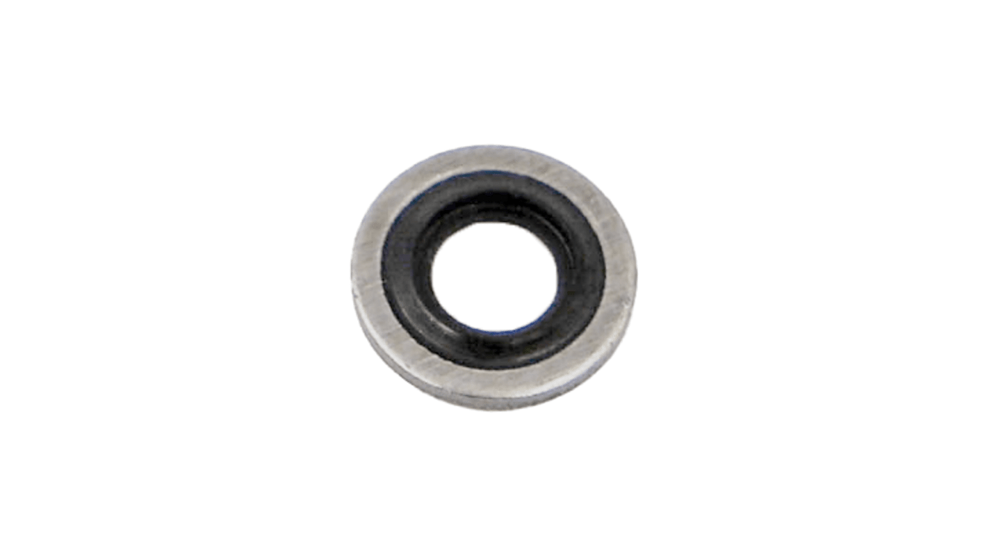 Hutchinson Le Joint Français Rubber : DF851 & washer : Mild Steel Bonded Seals O-Ring, 5.7mm Bore, 10mm Outer Diameter