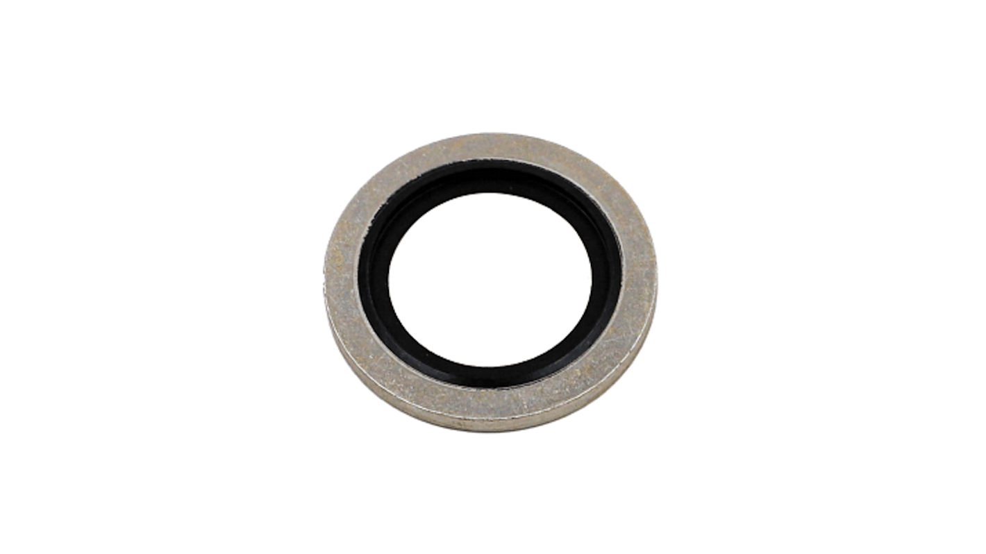 Hutchinson Le Joint Français Rubber : DF851 & washer : Mild Steel Bonded Seals O-Ring, 16.51mm Bore, 25.4mm Outer