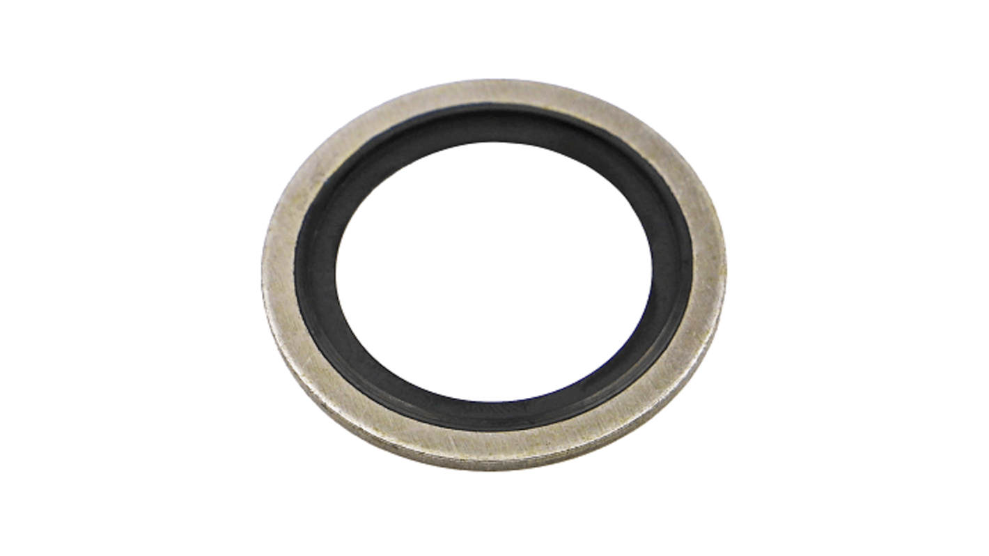 Hutchinson Le Joint Français Rubber : DF851 & washer : Mild Steel Bonded Seals O-Ring, 42.93mm Bore, 52.38mm Outer