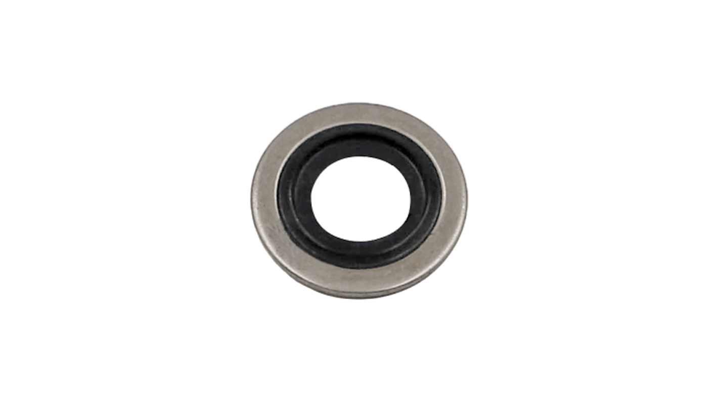 Hutchinson Le Joint Français Rubber : DF851 & washer : Mild Steel Bonded Seals O-Ring, 8.7mm Bore, 13mm Outer Diameter