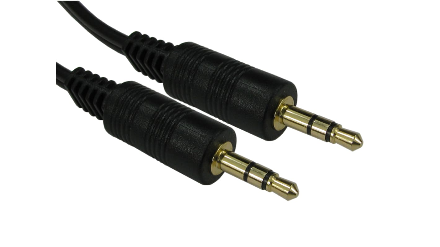 Cavo AUX RS PRO da Presa stereo da 3,5 mm a Presa stereo da 3,5 mm, lungh. 1.2m