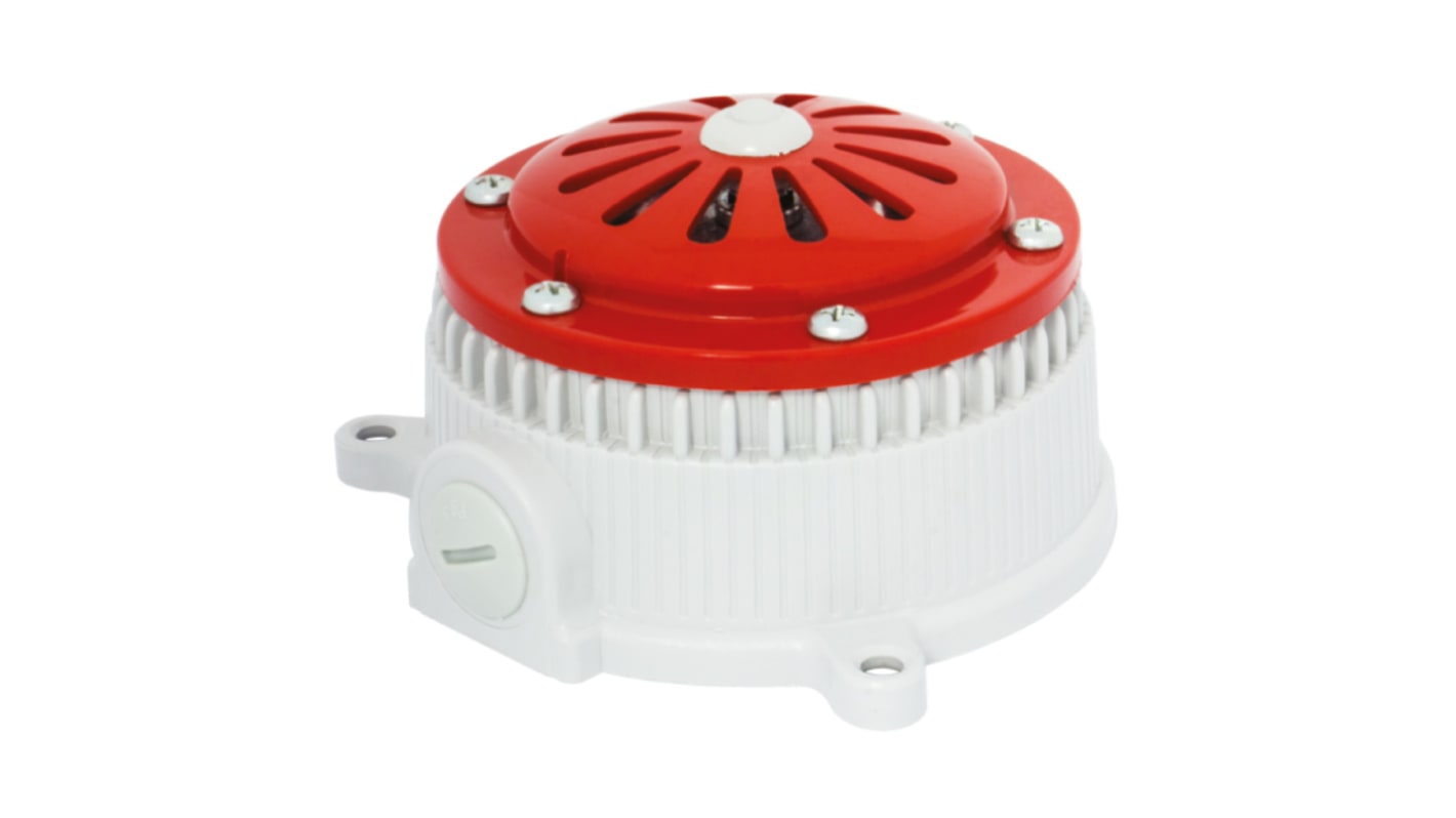 Segnalatore acustico elettronico Sirena, 240 V, 95dB a 1 m, IP65
