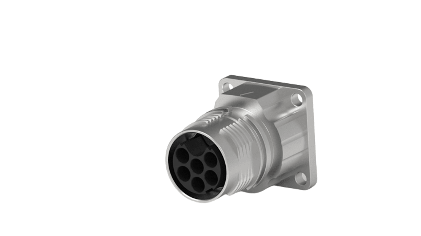 TE Connectivity Circular Connector, 7 Contacts, Panel Mount, Plug, Male, IP67, Speedtec 917 Series