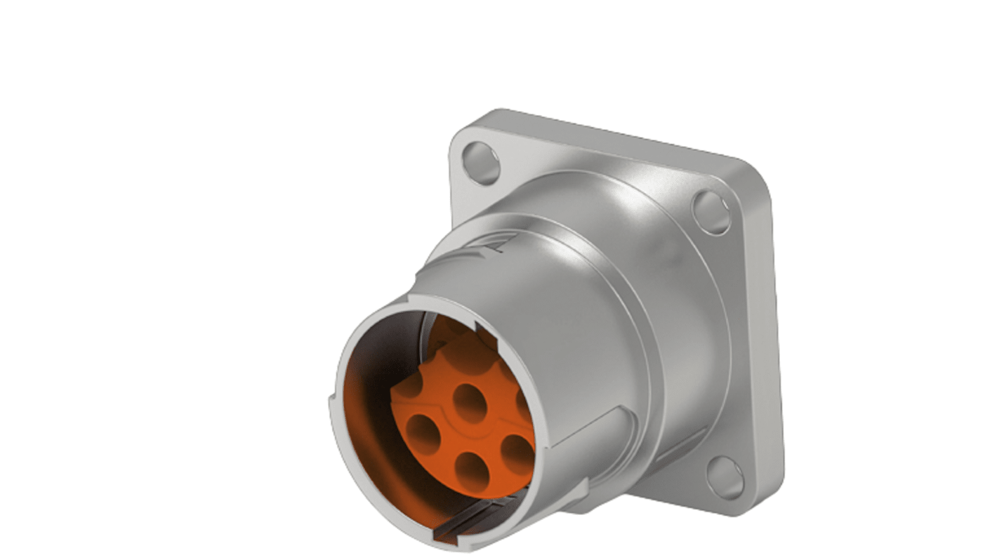 TE Connectivity Circular Connector, 15 Contacts, Panel Mount, M15 Connector, Plug, Male, IP67, 915 Series