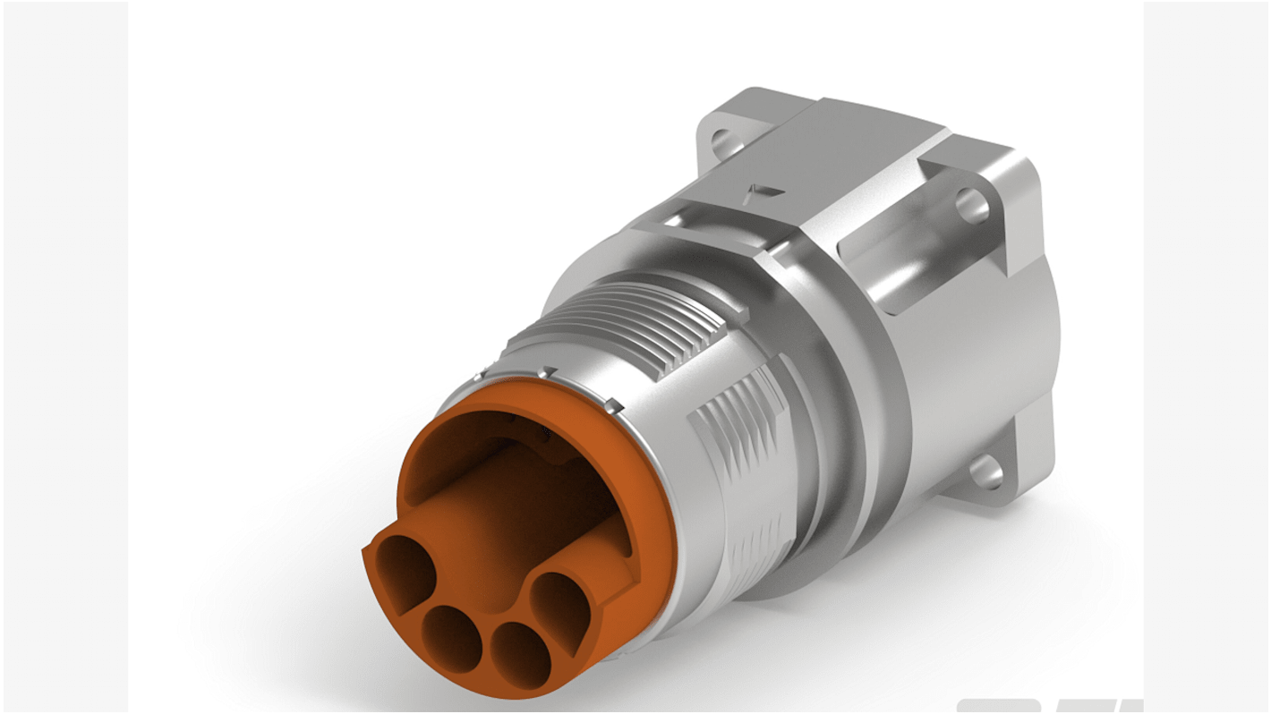 TE Connectivity Speedtec 723 23 Rundsteckverbinder Stecker 11-polig / 30.0A, Tafelmontage, Steckanschluss IP 67