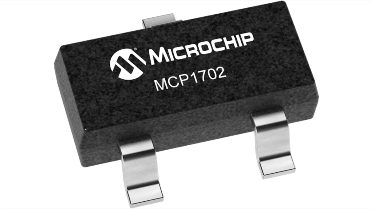 Microchip LDO稳压芯片, 2.2 V输出, 250mA最大输出, 单路输出