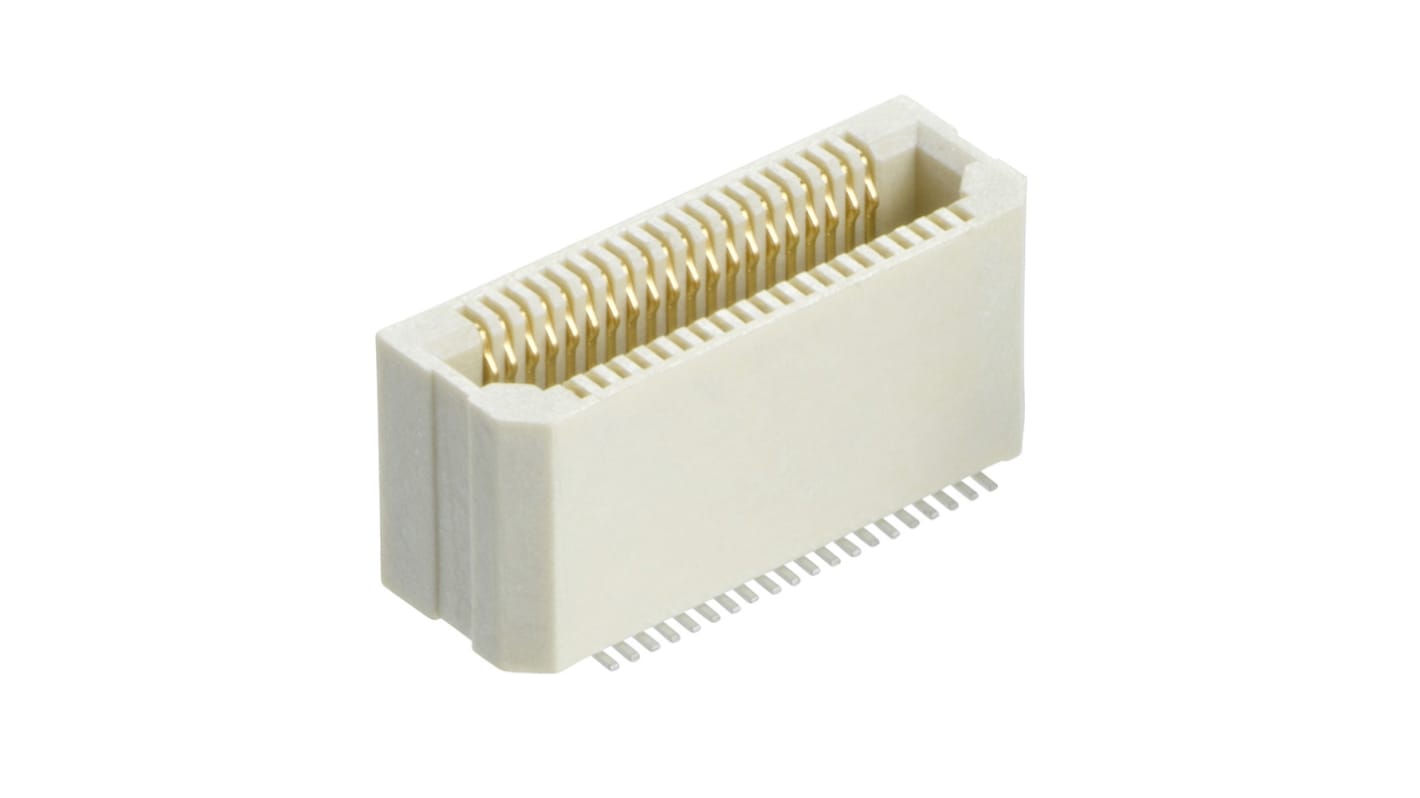 HARWIN M58 Series Surface Mount PCB Header, 40 Contact(s), 0.5mm Pitch, 20 Row(s)
