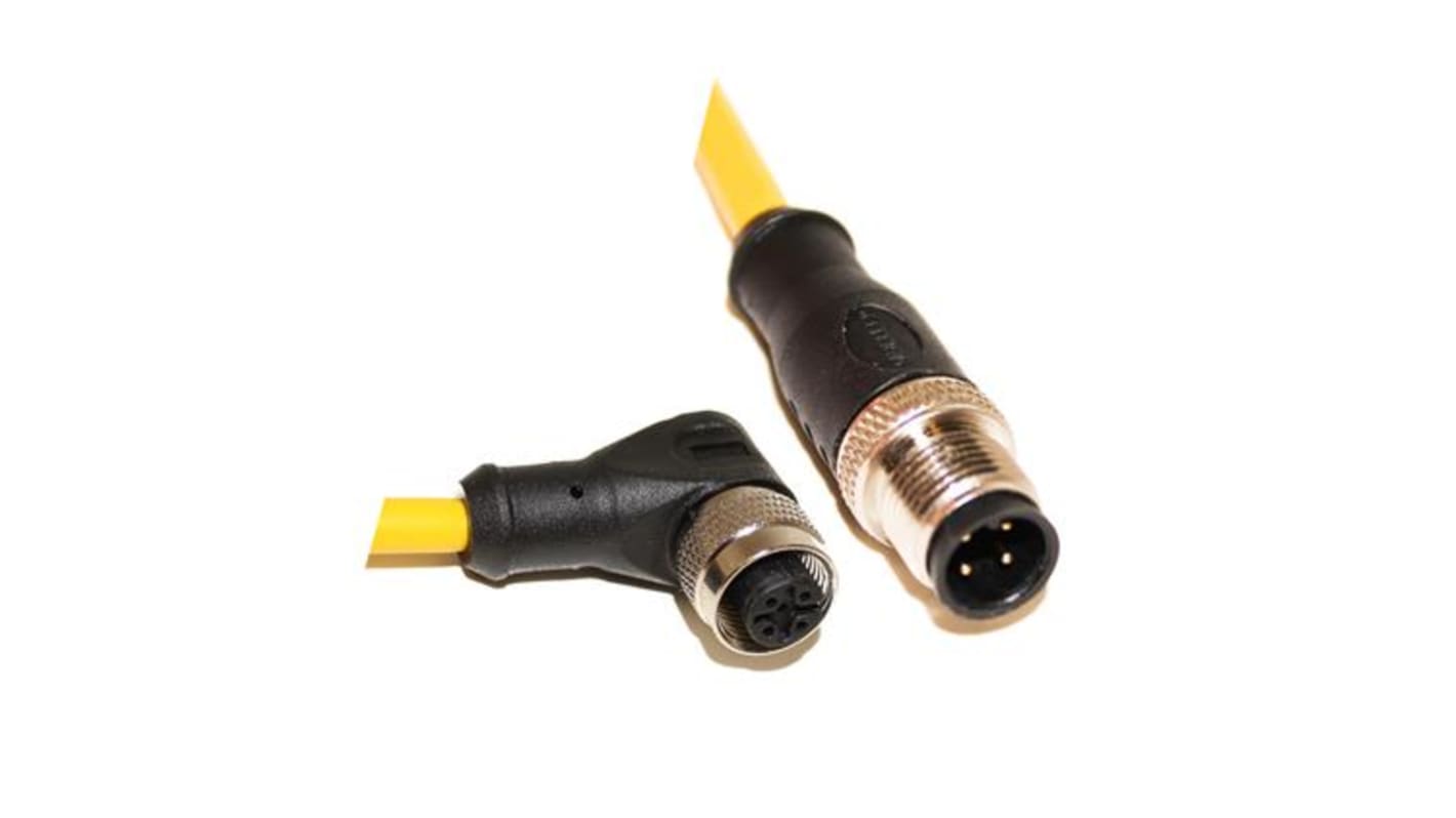 Cavo sensore/attuatore Mueller Electric 4 cond. M12 Maschio / M12 Femmina, L. 10m