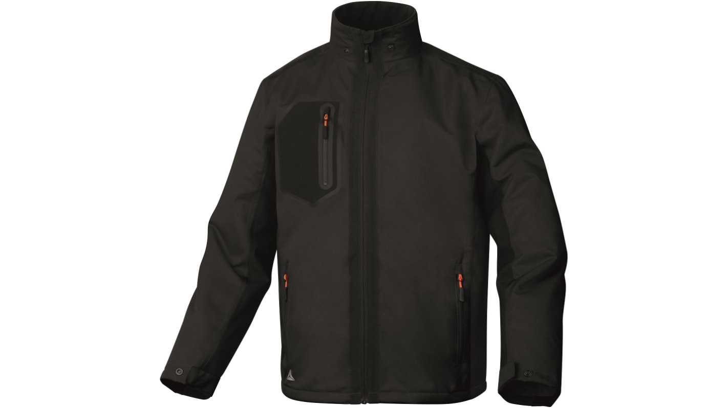 Delta Plus Parka Parka, wasserdicht Polyester Schwarz, Größe XL
