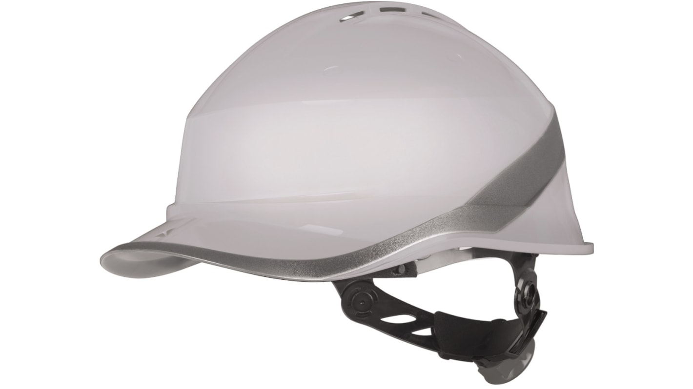 Delta Plus DIAMOND VI WIND White Hard Hat, Ventilated