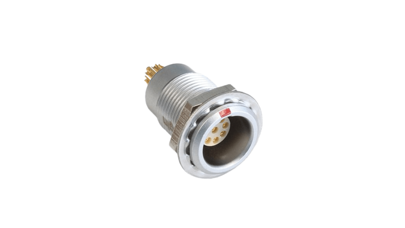 Bulgin Circular Connector, 6 Contacts, Push-Pull, Socket, Female, IP50, X Series