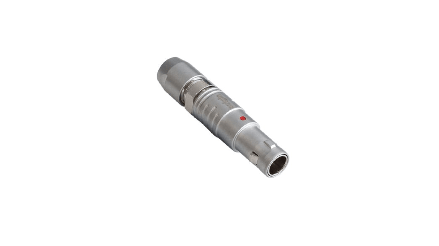 Bulgin Circular Connector, 2 Contacts, Push-Pull, Plug, Male, IP50, X Series