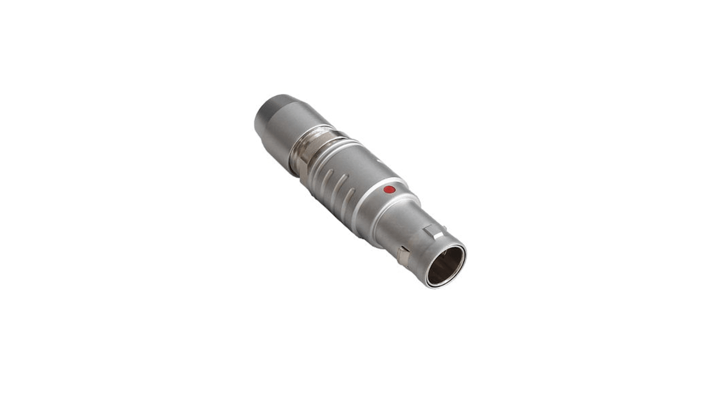 Bulgin Circular Connector, 6 Contacts, Push-Pull, Plug, Male, IP50, X Series