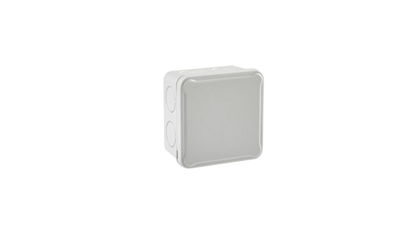 HellermannTyton RAL 7035 Light Grey Plastic Junction Box, IP54, 89x52x89mm