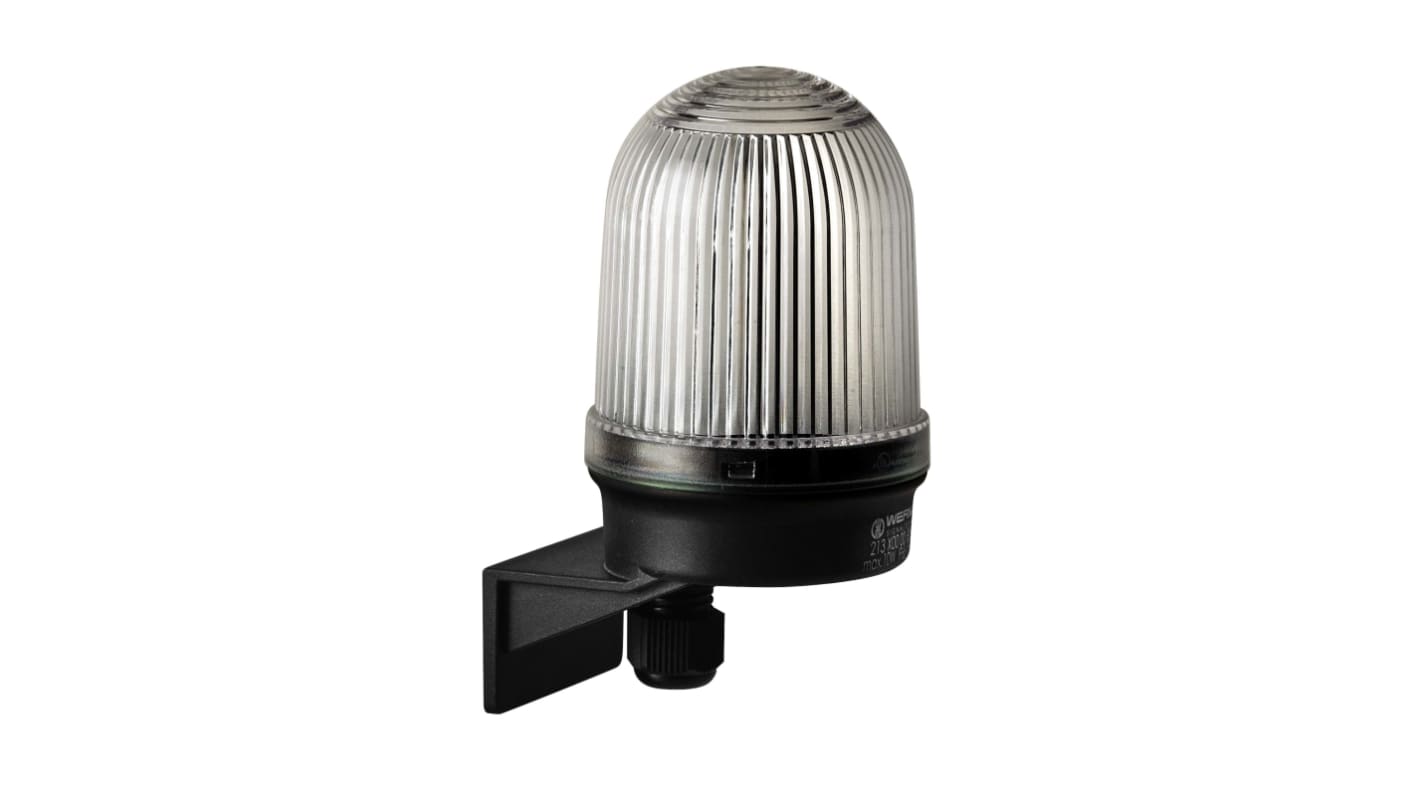 Werma 213 Series Clear Continuous lighting Beacon, 12 → 230 V, Wall Mount, Filament Bulb