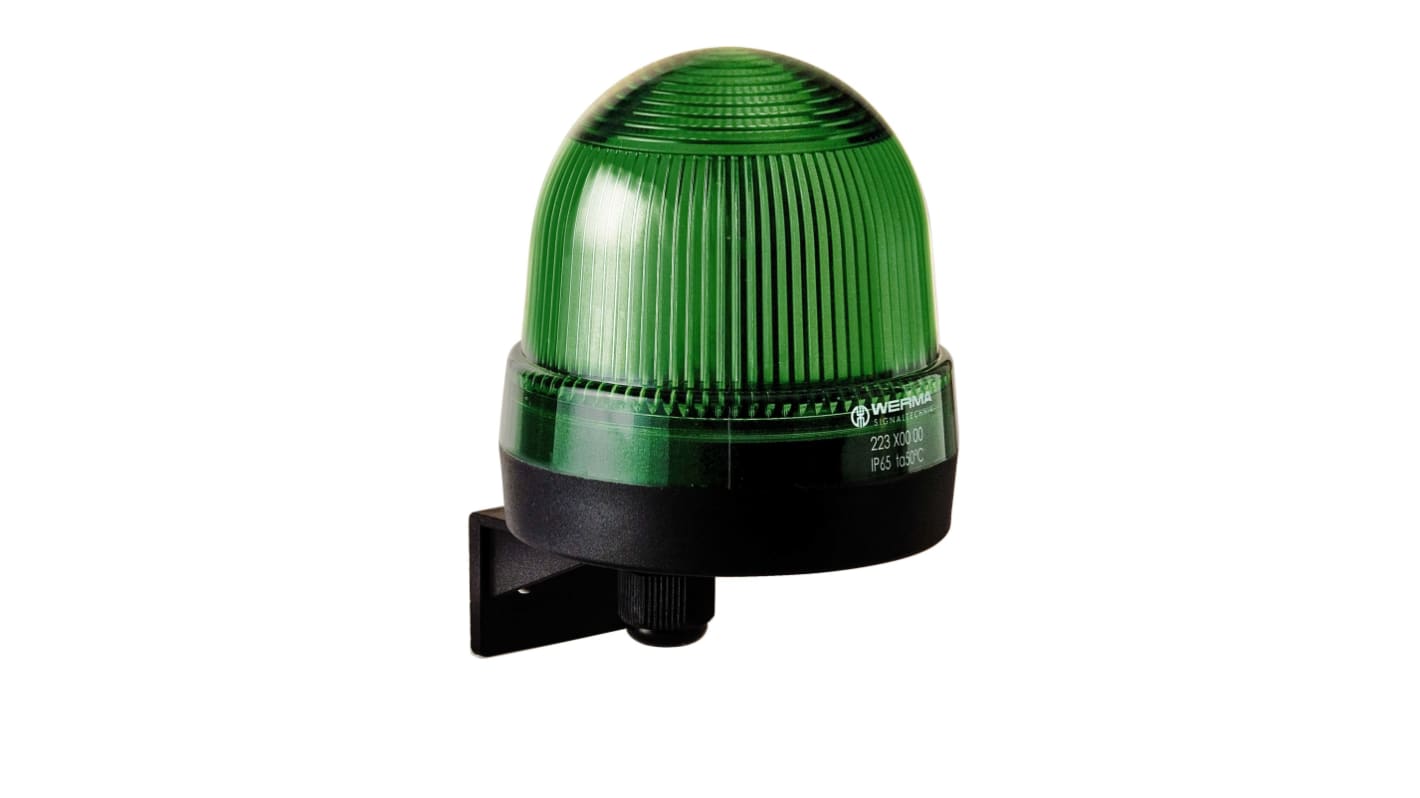 Werma 223 Glühlampe, Dauer Signalleuchte Grün, 12 → 230 V