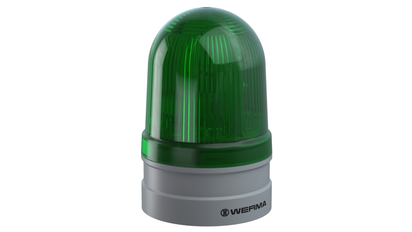 Werma 261 Series Green Rotating Light Module, 115 → 230 V, Multiple, Xenon Bulb