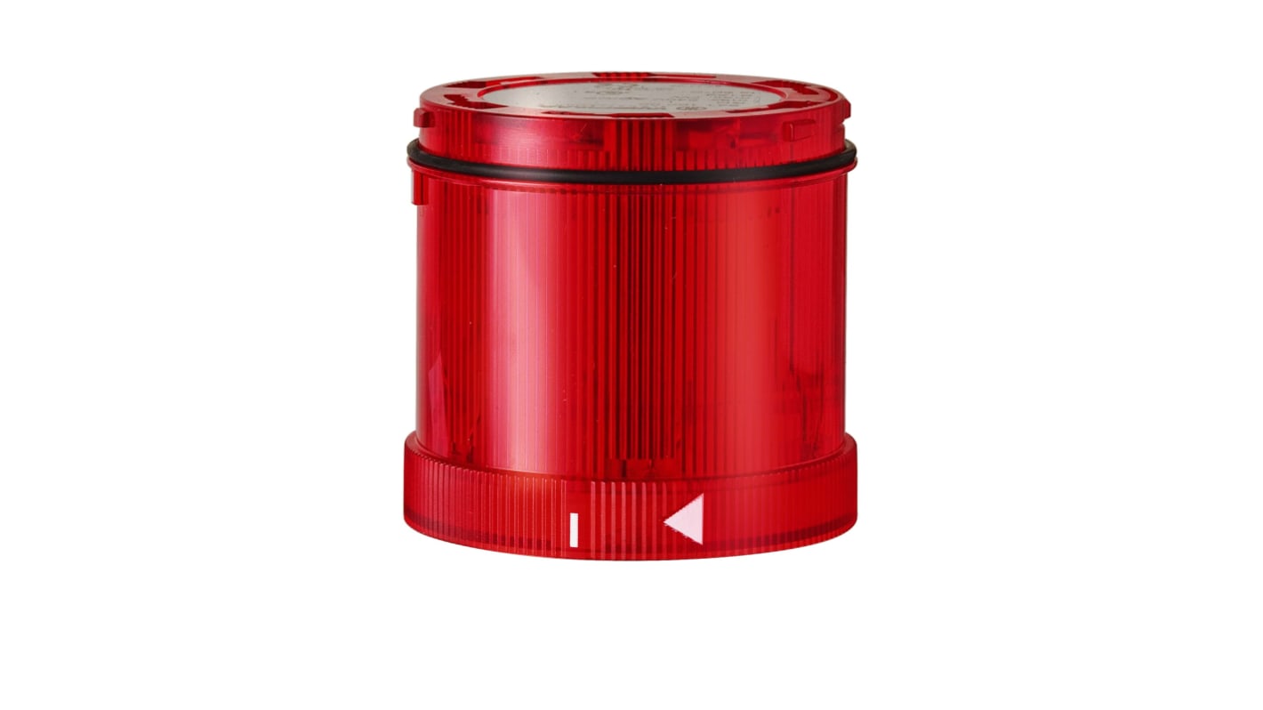 Werma KS71 Series Red Flashing Effect Flashing Light Element, 12 V, Xenon Bulb, DC