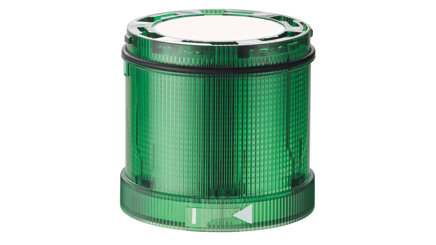 Werma KS72 Series Green EVS, Flashing Effect Flashing Light Element, 24 V, LED Bulb, DC